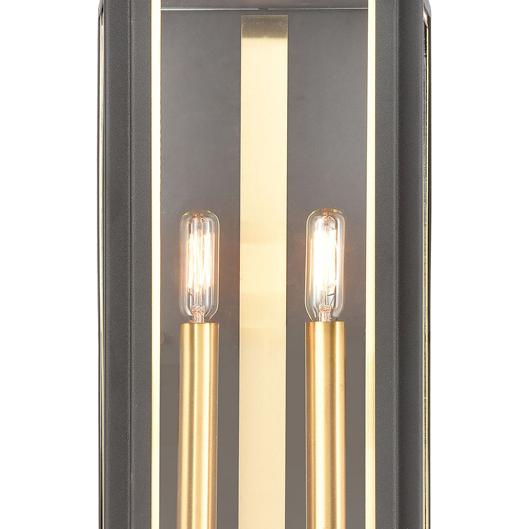 Portico 21 High 2-Light Outdoor Sconce - Charcoal Image 4