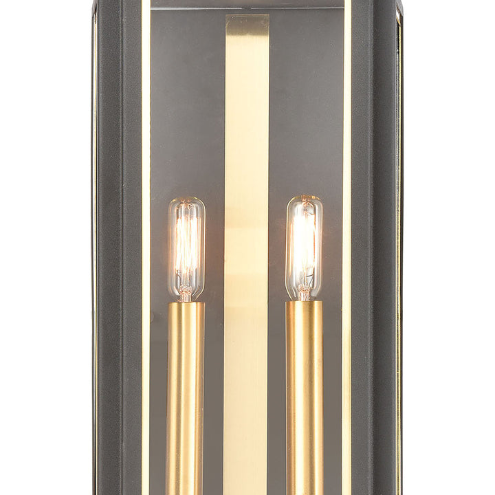 Portico 21 High 2-Light Outdoor Sconce - Charcoal Image 4