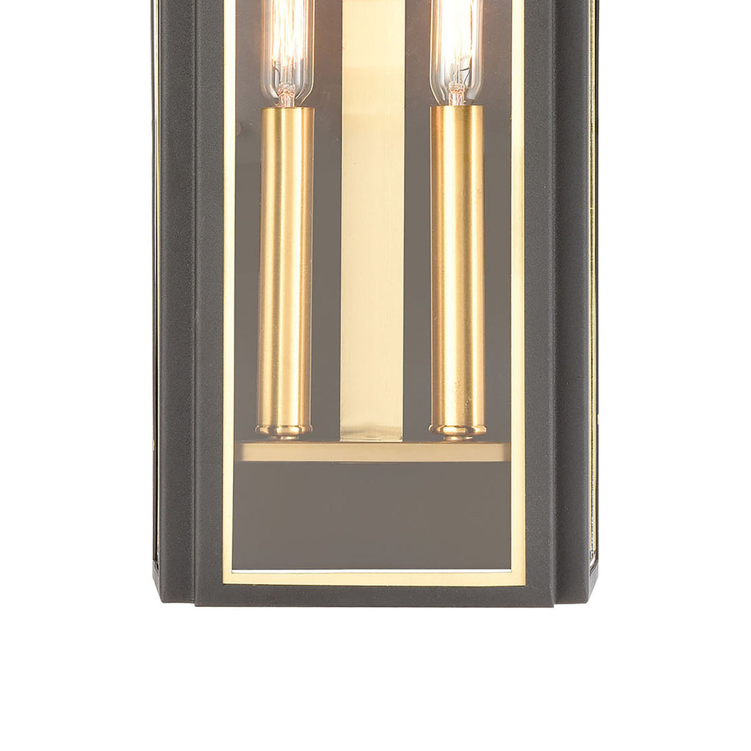 Portico 21 High 2-Light Outdoor Sconce - Charcoal Image 5