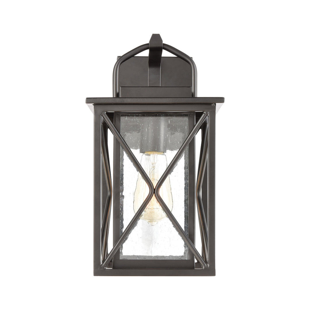 Carriage Light 13 High 1-Light Outdoor Sconce - Matte Black Image 2