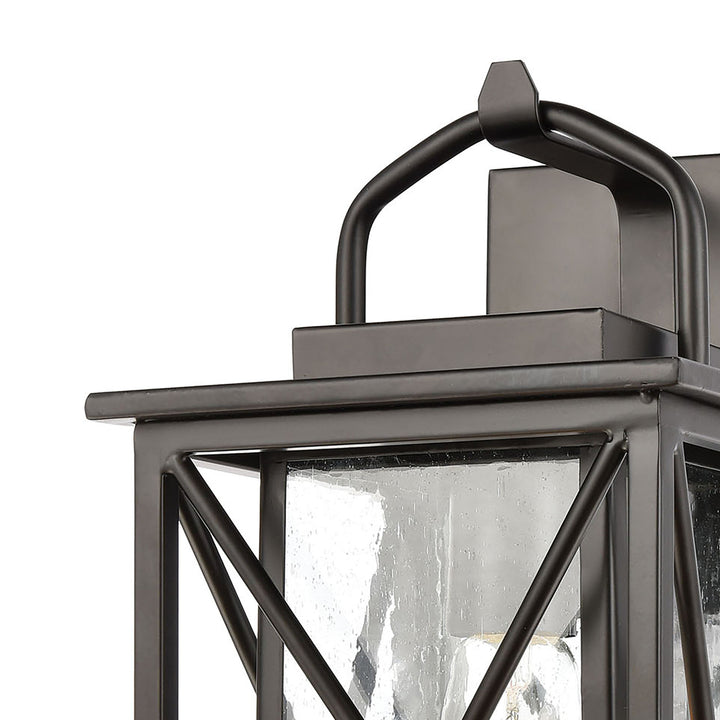 Carriage Light 13 High 1-Light Outdoor Sconce - Matte Black Image 3