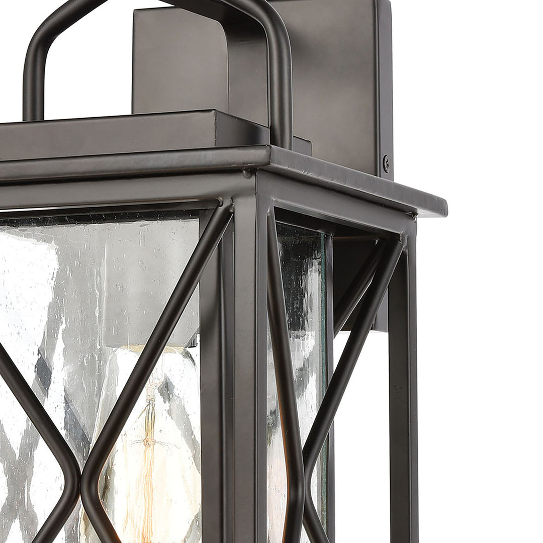 Carriage Light 13 High 1-Light Outdoor Sconce - Matte Black Image 5