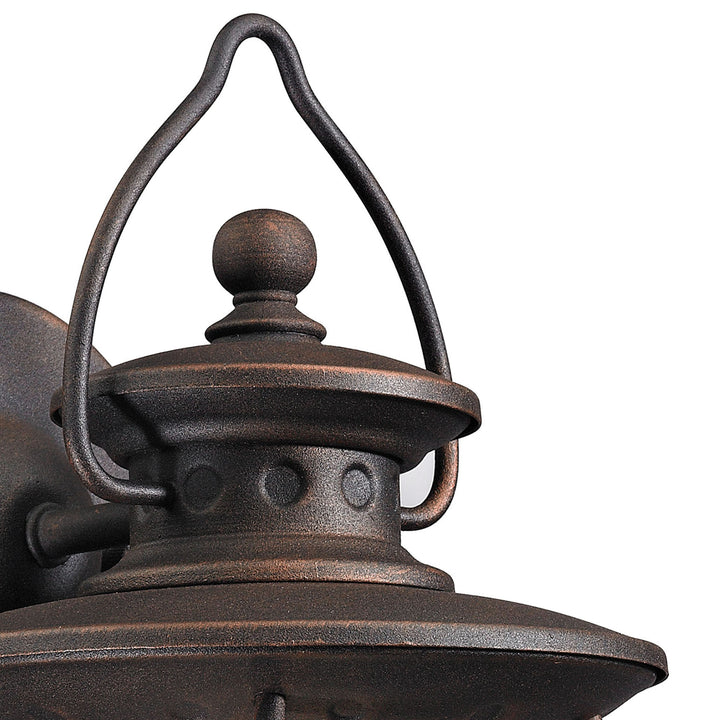 Village Lantern 13 High 1-Light Outdoor Sconce - Weathered Charcoal Image 5