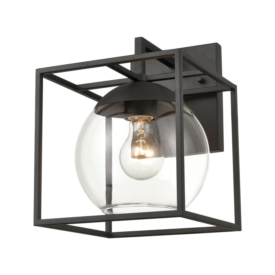 Cubed 11 High 1-Light Outdoor Sconce - Charcoal Image 1