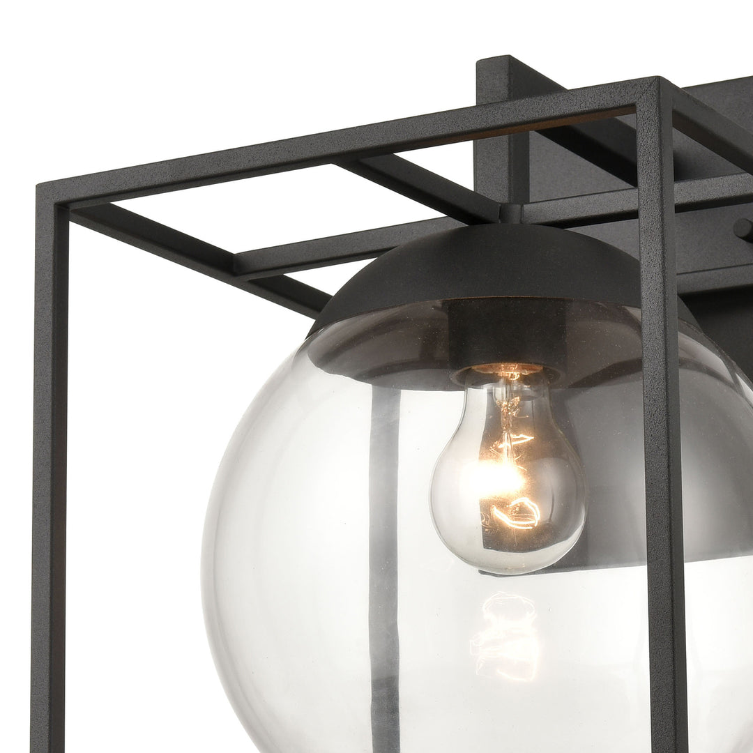 Cubed 13 High 1-Light Outdoor Sconce - Charcoal Image 4