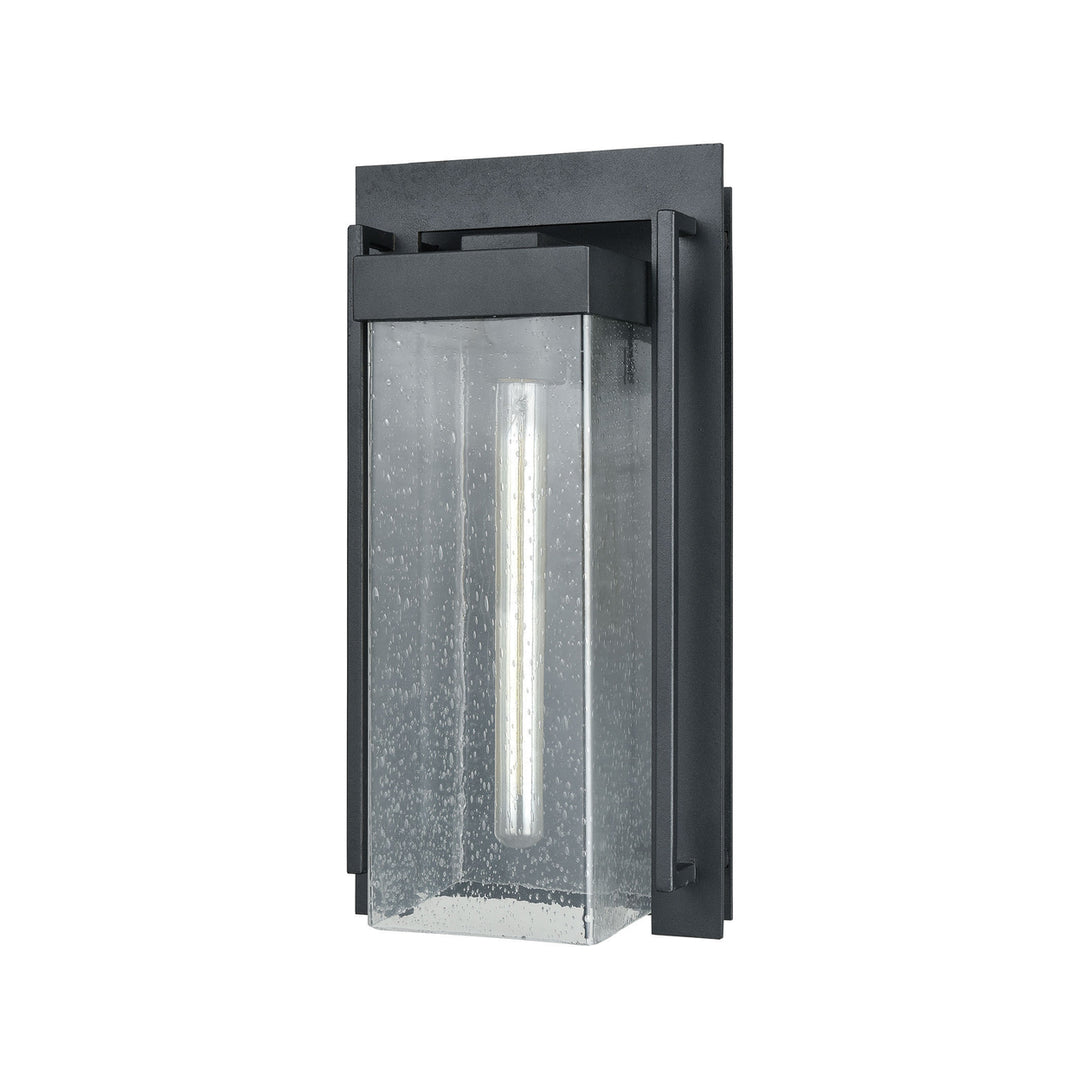 Overton 17 High 1-Light Outdoor Sconce - Matte Black Image 5