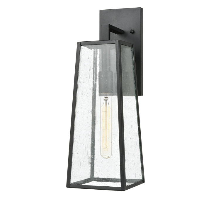 Meditterano 18 High 1-Light Outdoor Sconce - Matte Black [47520/1] Image 1