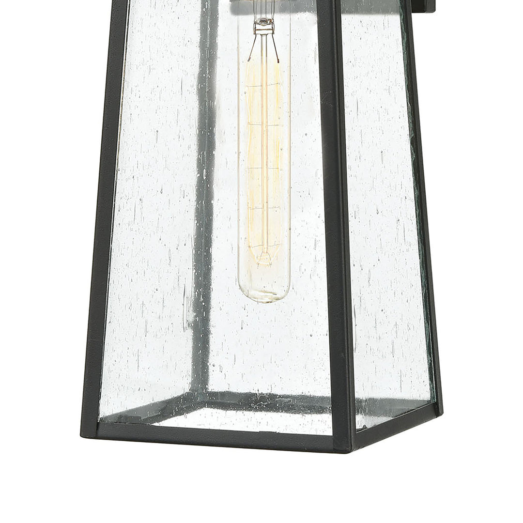 Meditterano 18 High 1-Light Outdoor Sconce - Matte Black [47520/1] Image 4