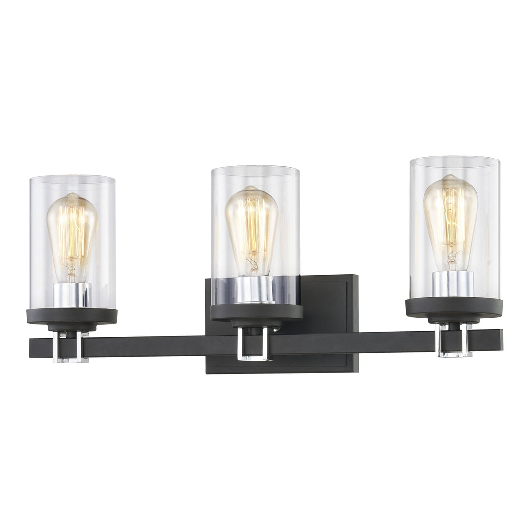 Holdfast 22 Wide 3-Light Vanity Light - Charcoal [47582/3] Image 1