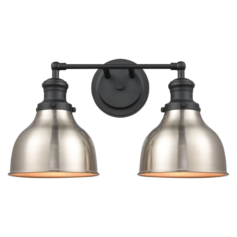 Haralson 17 Wide 2-Light Vanity Light - Charcoal Image 1