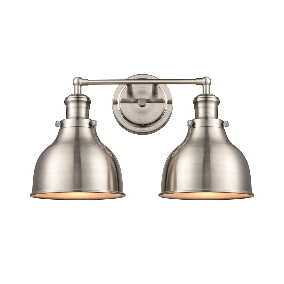 Haralson 17 Wide 2-Light Vanity Light - Satin Nickel Image 1