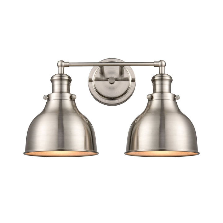 Haralson 17 Wide 2-Light Vanity Light - Satin Nickel Image 1