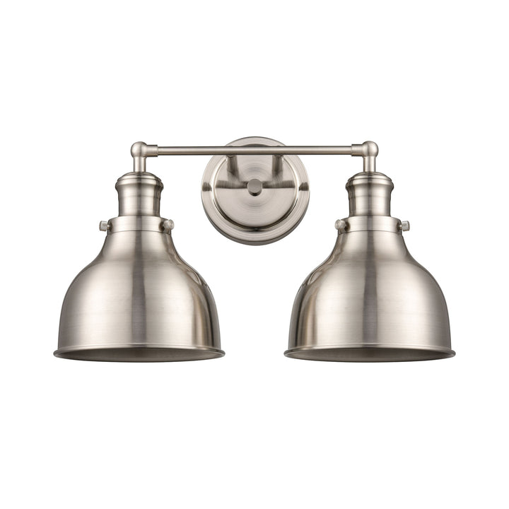 Haralson 17 Wide 2-Light Vanity Light - Satin Nickel Image 2