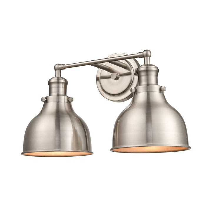 Haralson 17 Wide 2-Light Vanity Light - Satin Nickel Image 3