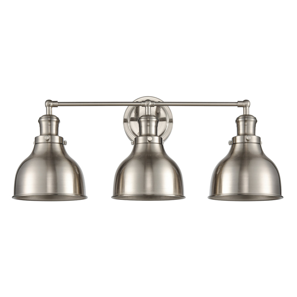 Haralson 24 Wide 3-Light Vanity Light - Satin Nickel Image 2