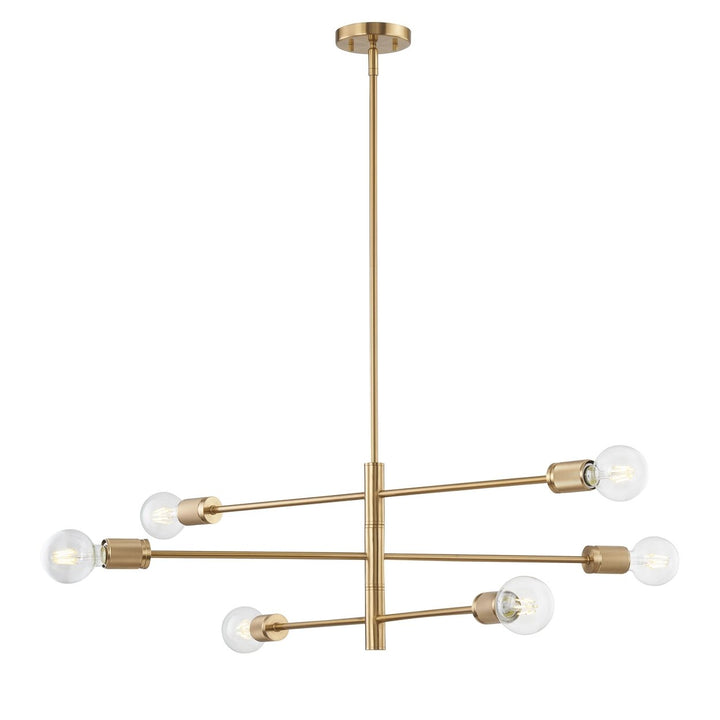 Module 34 Wide 6-Light Chandelier Image 1