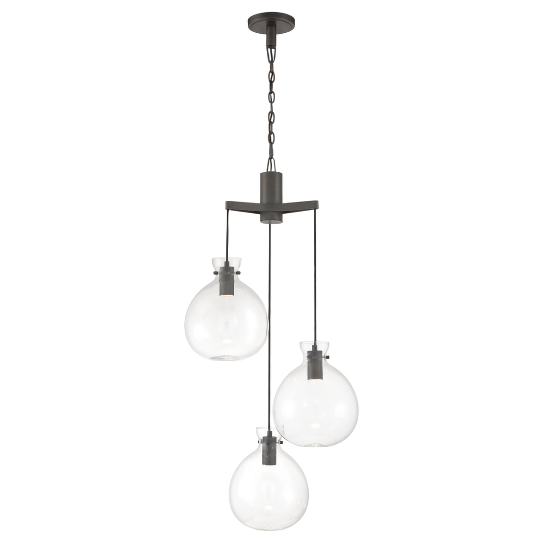 Selina Tiered Globe LED Chandelier Image 1