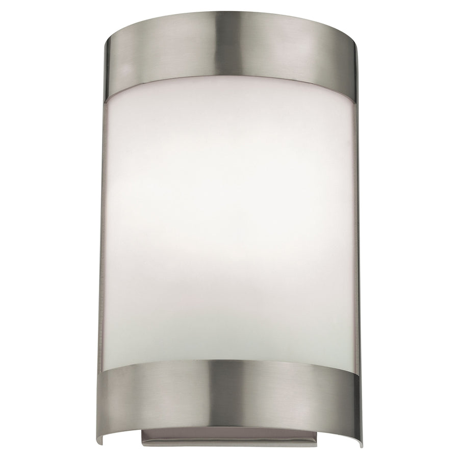 Wall Sconces 10 High 1-Light Sconce - Brushed Nickel Image 1