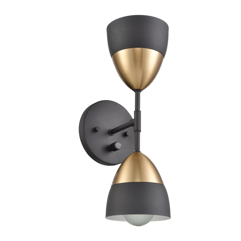 Milla 14 High 2-Light Sconce - Charcoal Black Image 2