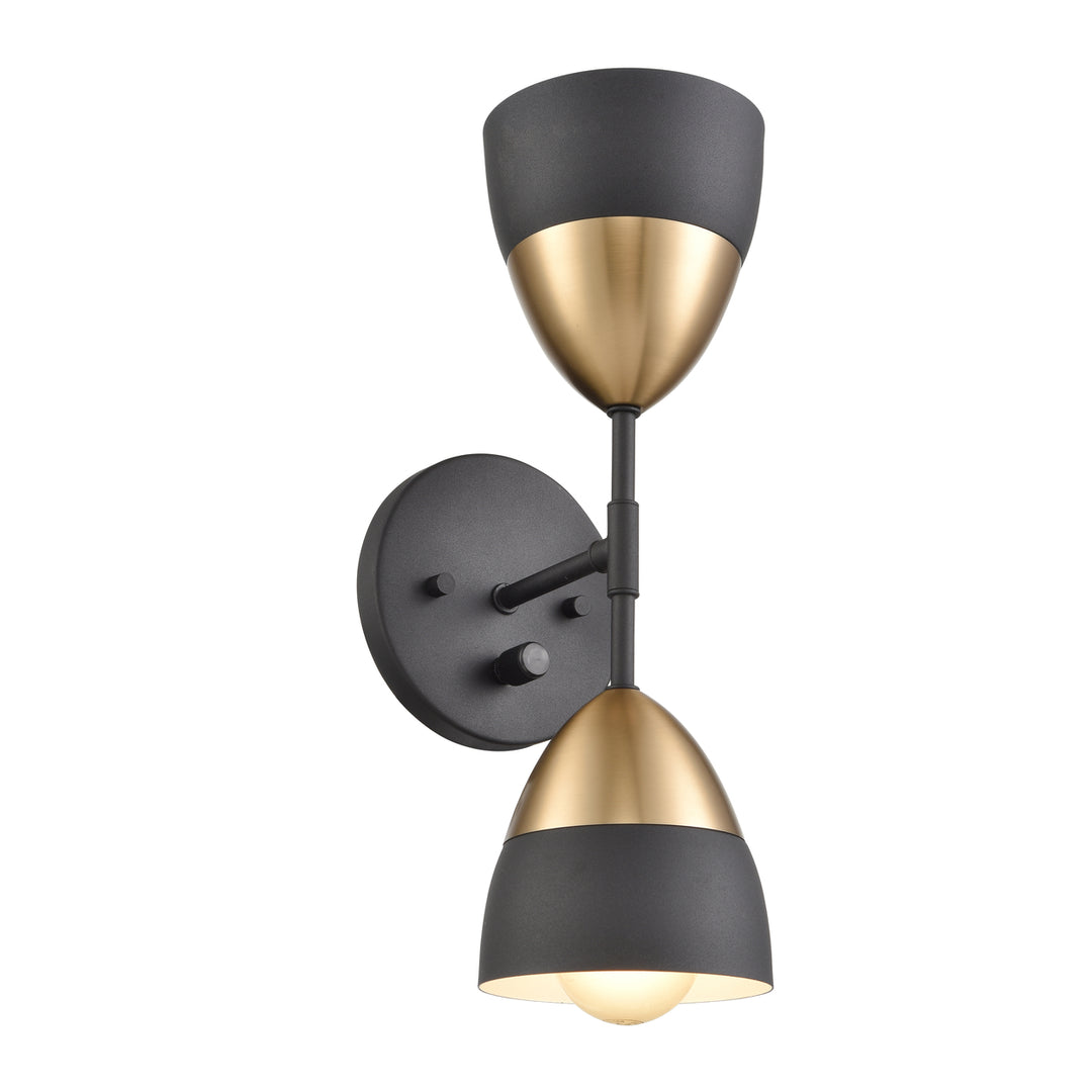 Milla 14 High 2-Light Sconce - Charcoal Black Image 3