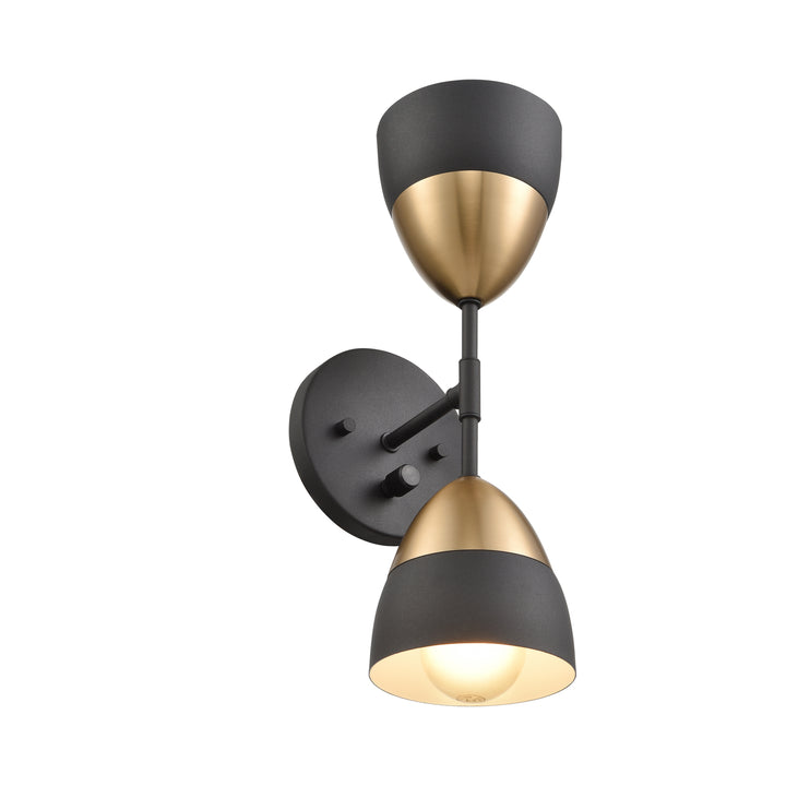 Milla 14 High 2-Light Sconce - Charcoal Black Image 5