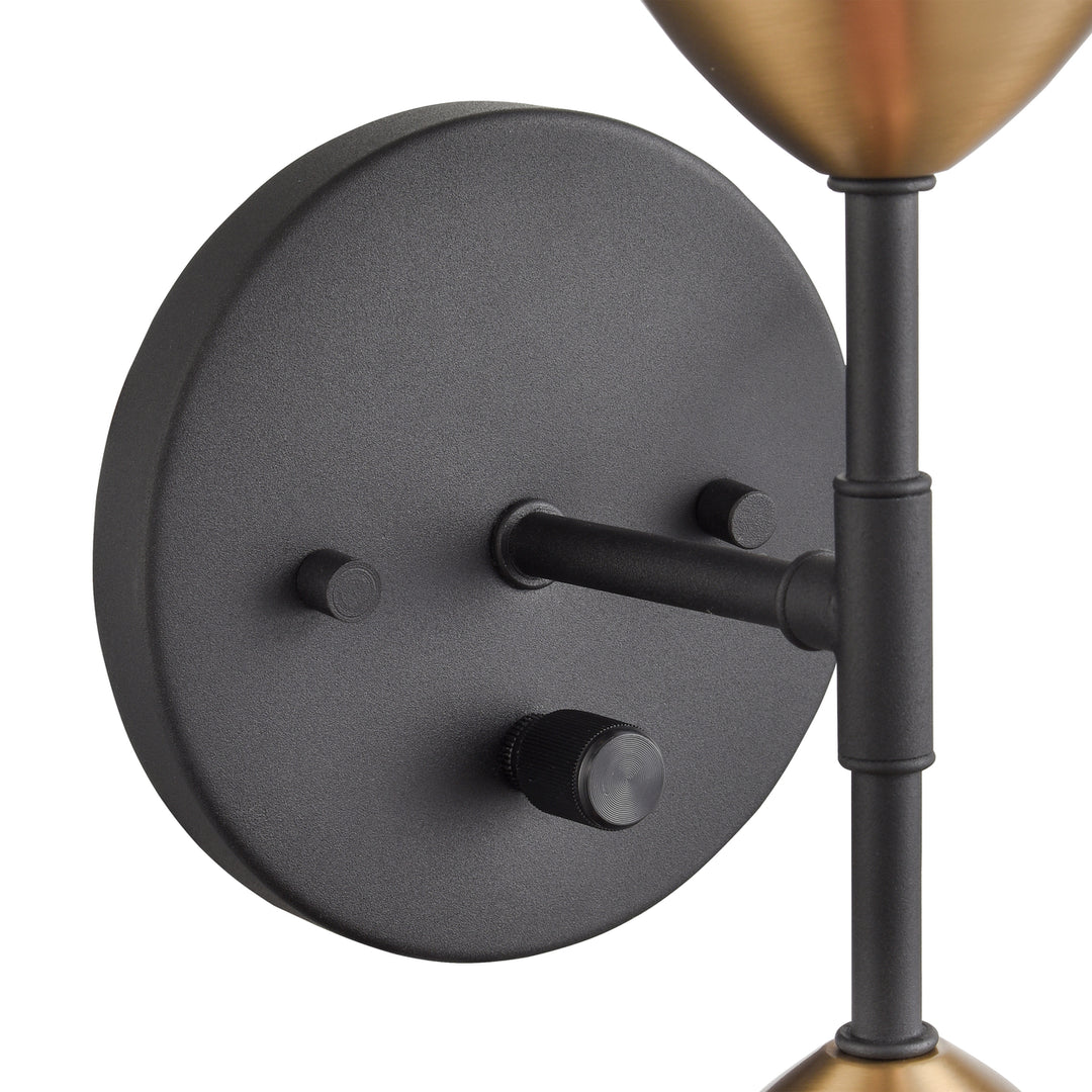 Milla 14 High 2-Light Sconce - Charcoal Black Image 6