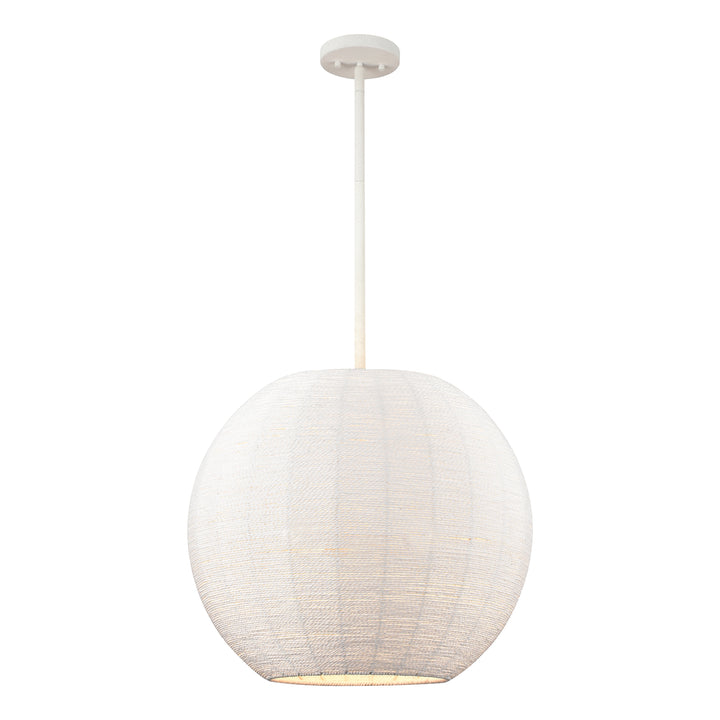 Sophie 20 Wide 3-Light Pendant - White Coral Image 1
