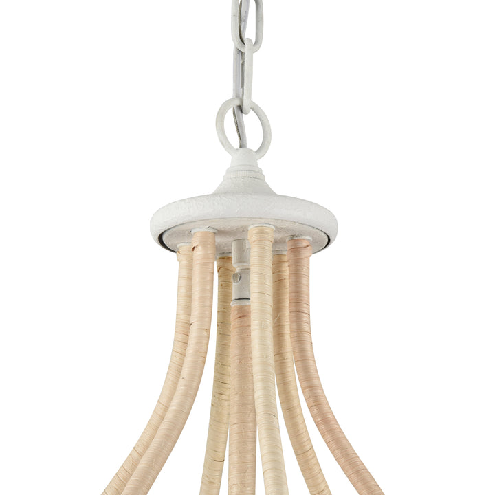 Breezeway 28 Wide 6-Light Pendant - White Coral Image 4