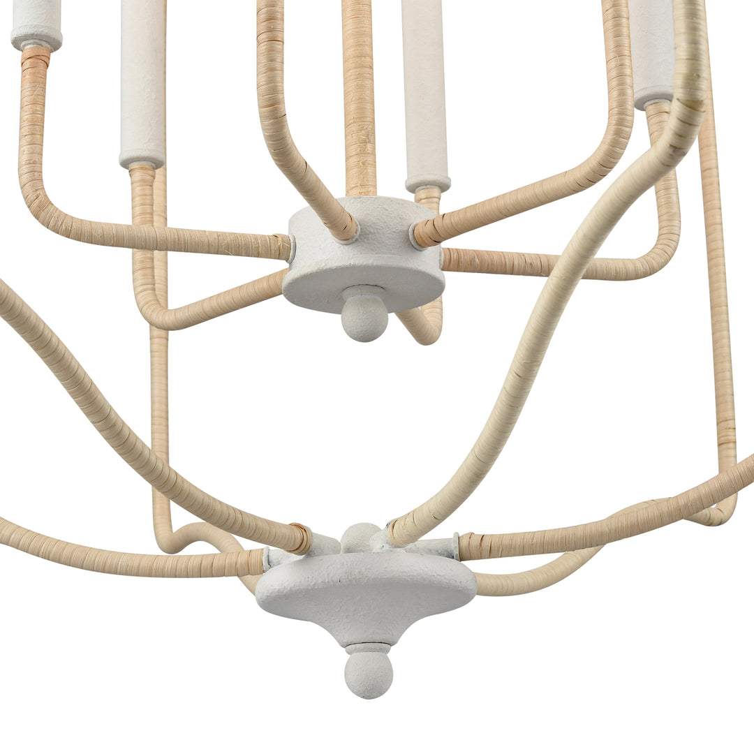 Breezeway 28 Wide 6-Light Pendant - White Coral Image 5