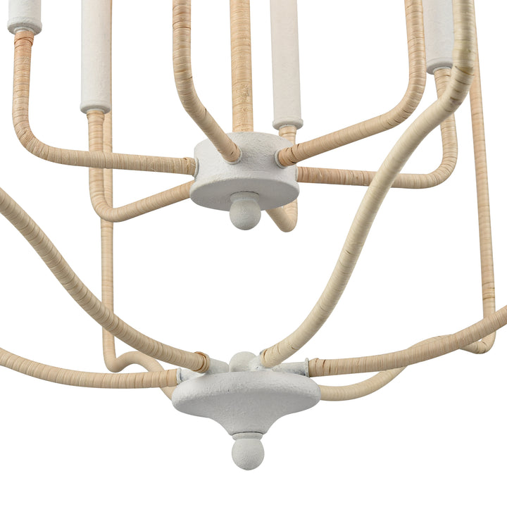 Breezeway 28 Wide 6-Light Pendant - White Coral Image 5