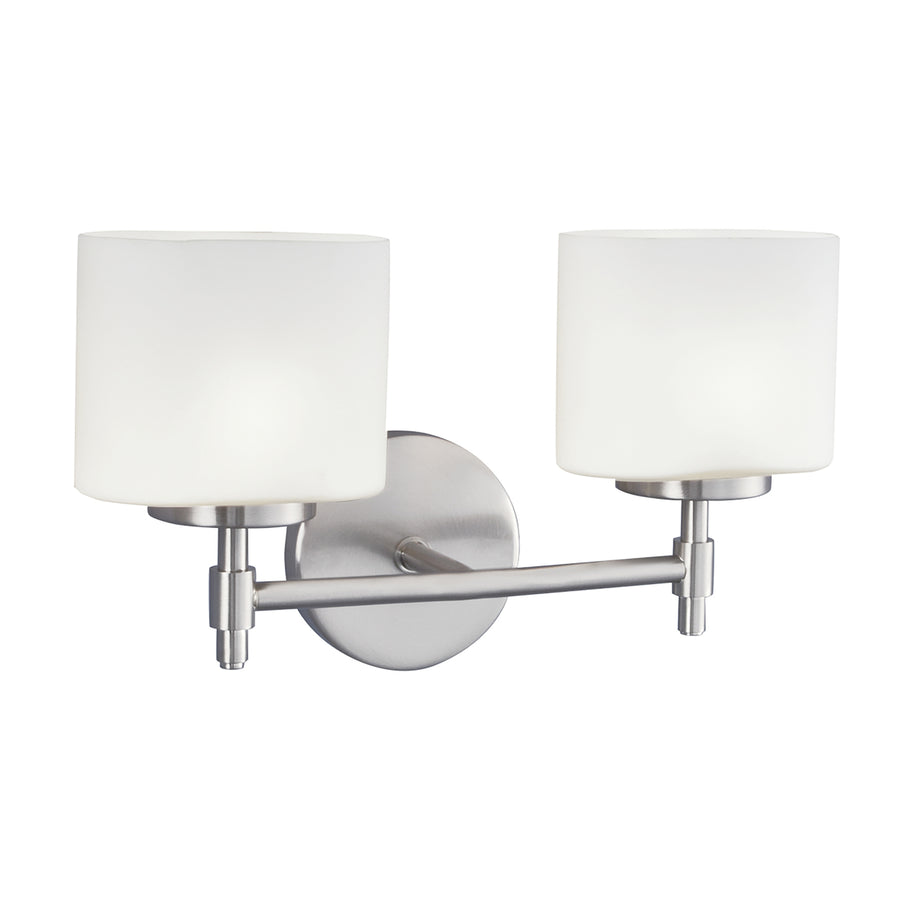 Moderne 2-Light Vanity Sconce - Chrome Image 1