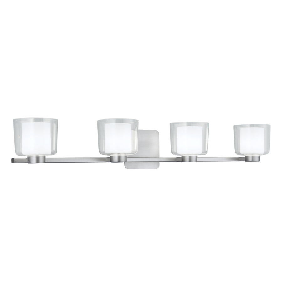 Alexus 4-Light Vanity Sconce - Brushed Nickel Image 1