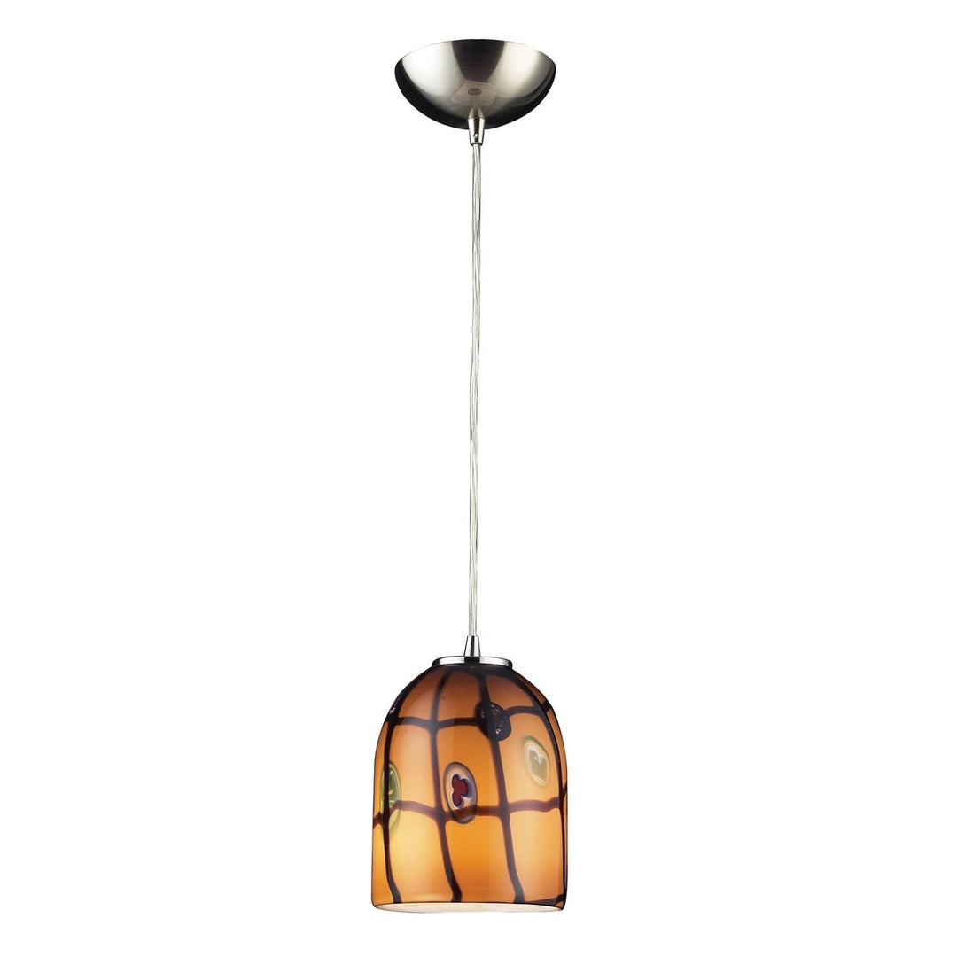 Rapture 6 Wide 1-Light Mini Pendant - Satin Nickel Image 1