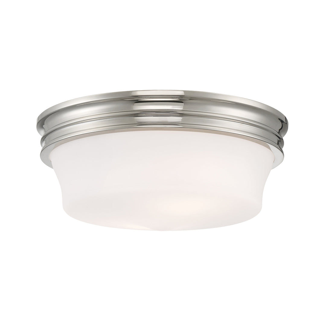 Galen Glass Flush Mount Ceiling Light Image 1