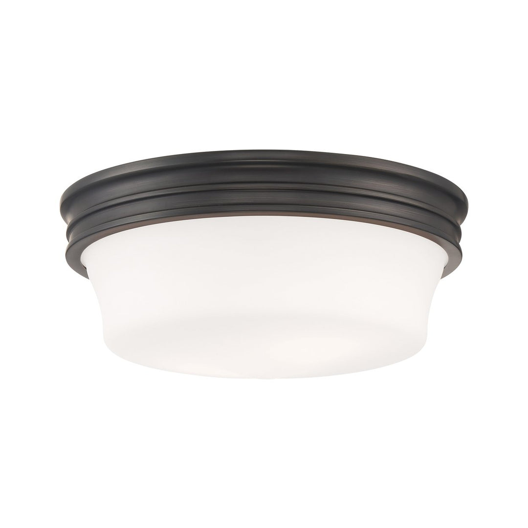 Galen Glass Flush Mount Ceiling Light Image 1