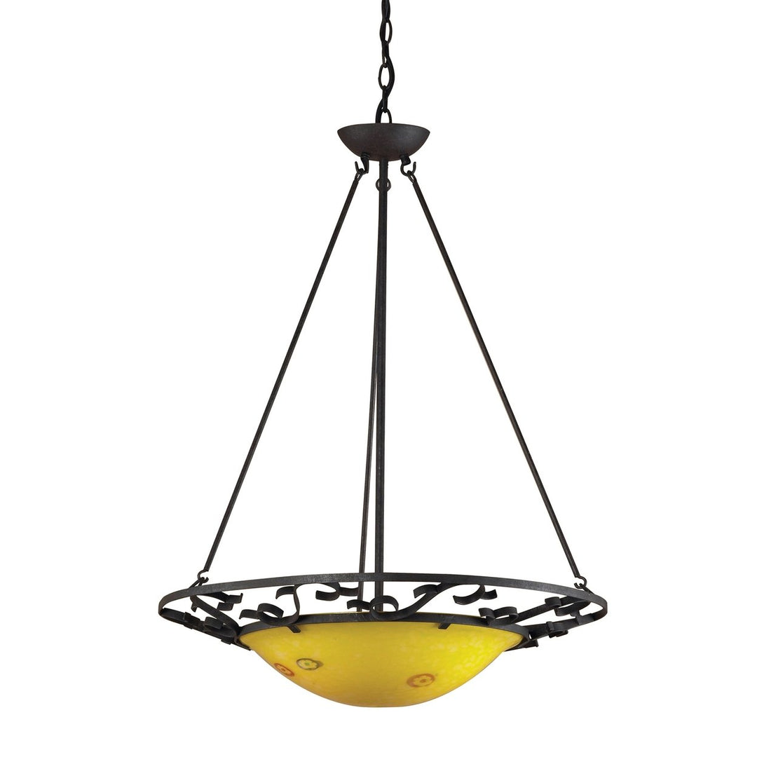 Lumina 23 Wide 3-Light Pendant - Dark Rust Image 1