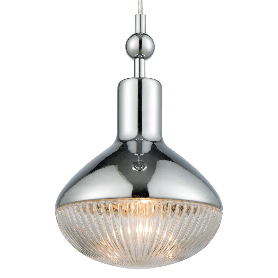 Ravette 6 Wide 1-Light Mini Pendant - Polished Chrome Image 4