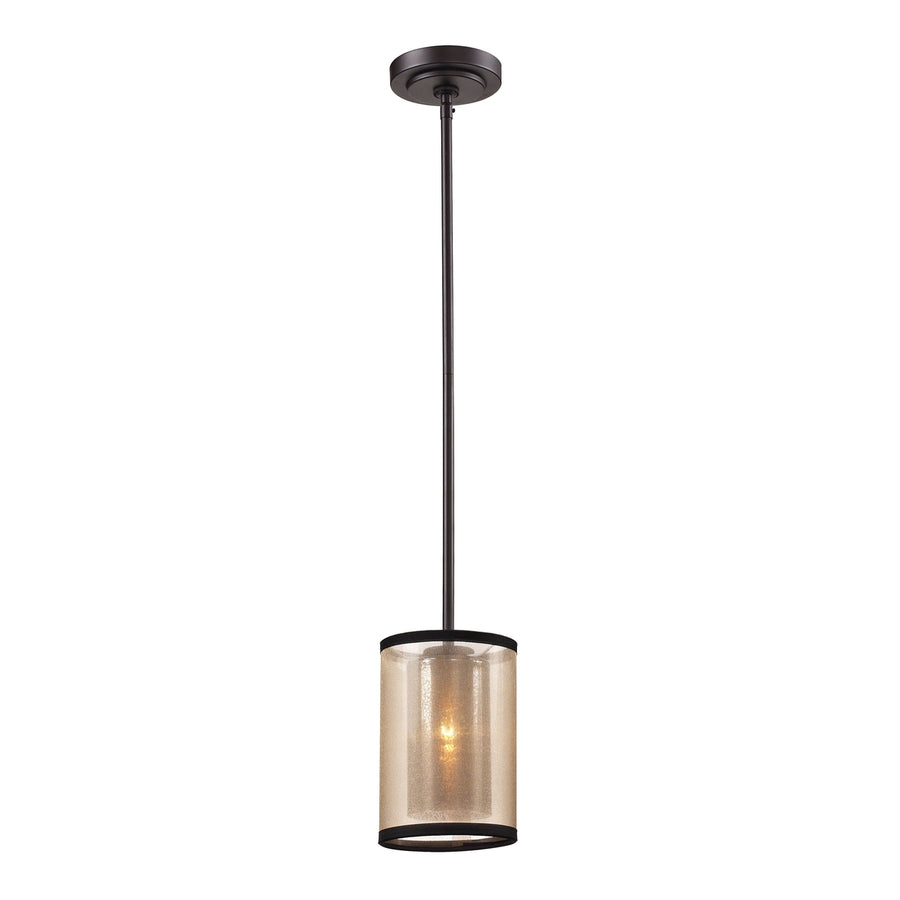 Diffusion 6 Wide 1-Light Mini Pendant - Oil Rubbed Bronze Image 1