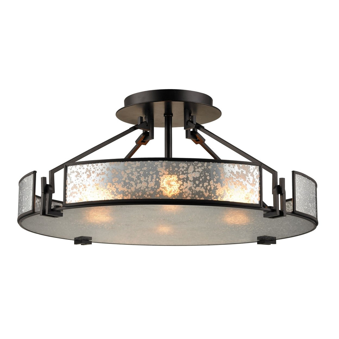 Lindhurst 21 Wide 4-Light Semi Flush Mount - Oil Rubbed Bronze Image 1