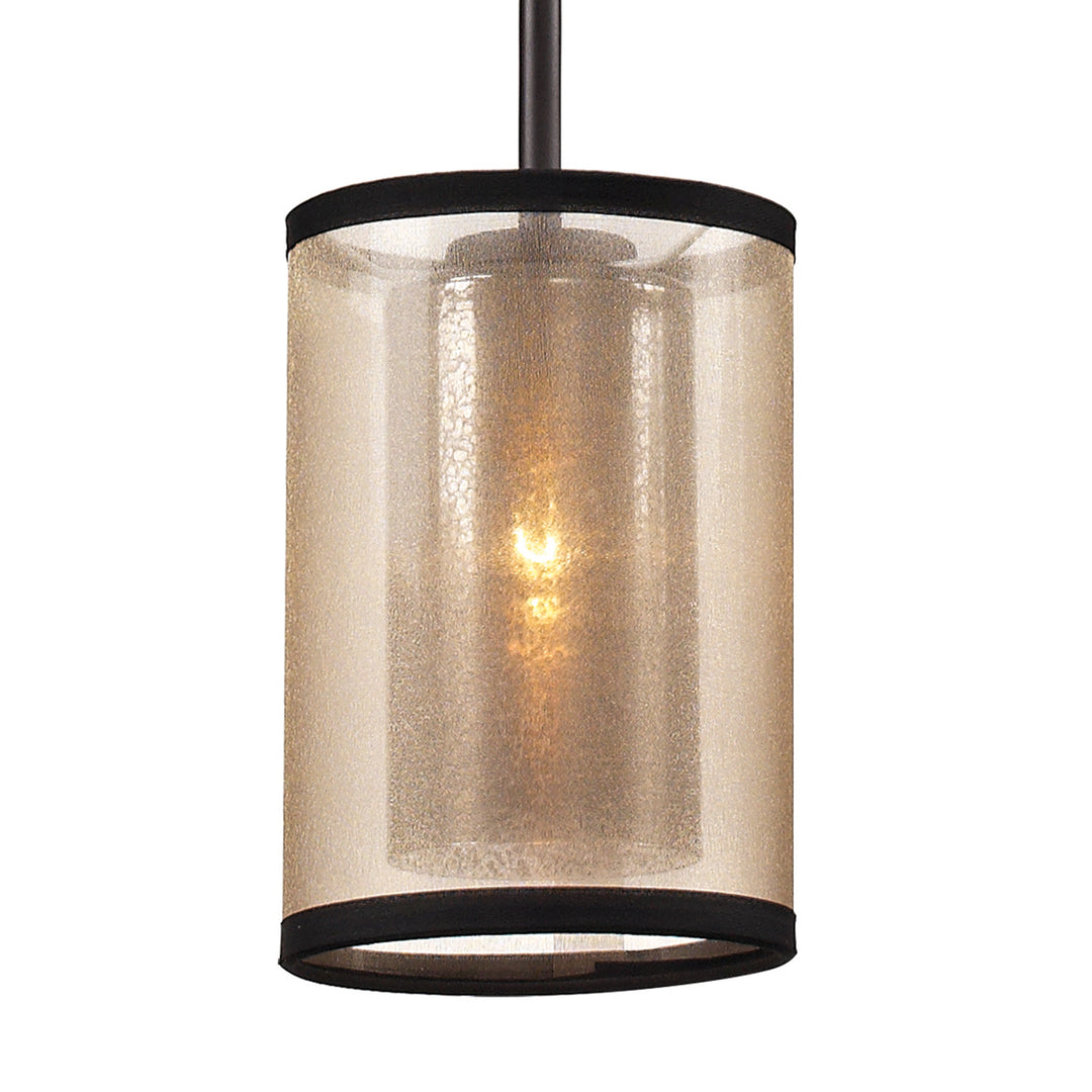 Diffusion 6 Wide 1-Light Mini Pendant - Oil Rubbed Bronze Image 3