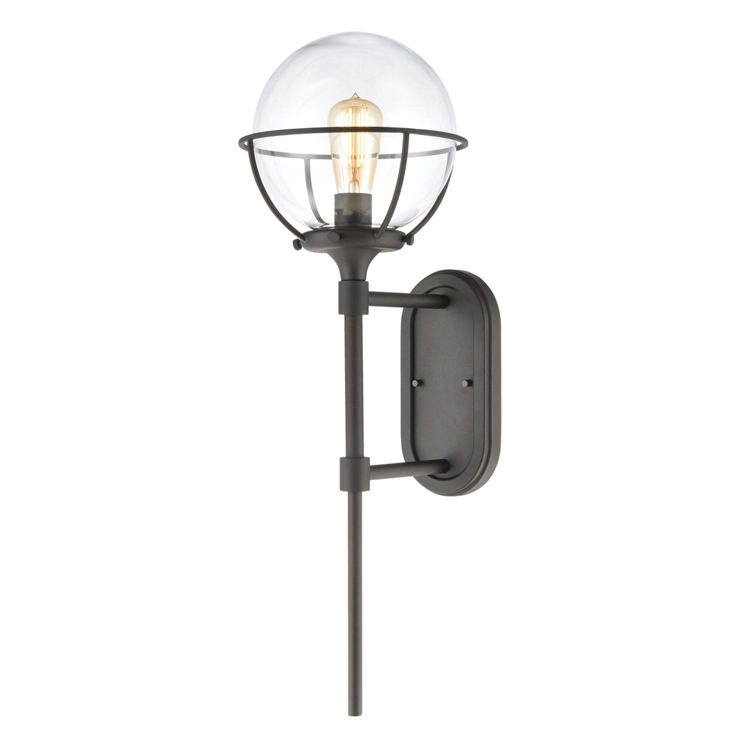 Girard 28 High 1-Light Outdoor Sconce - Charcoal Image 1