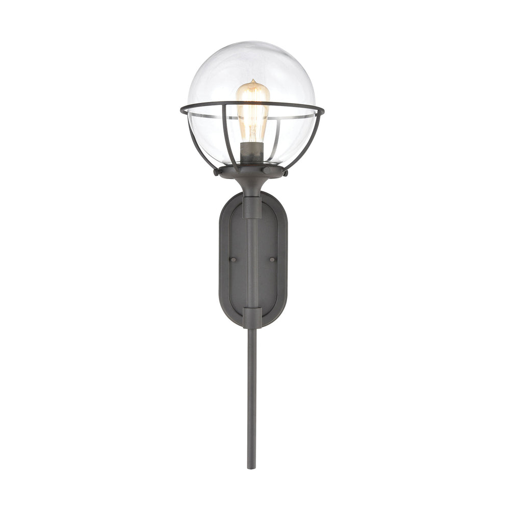 Girard 28 High 1-Light Outdoor Sconce - Charcoal Image 2