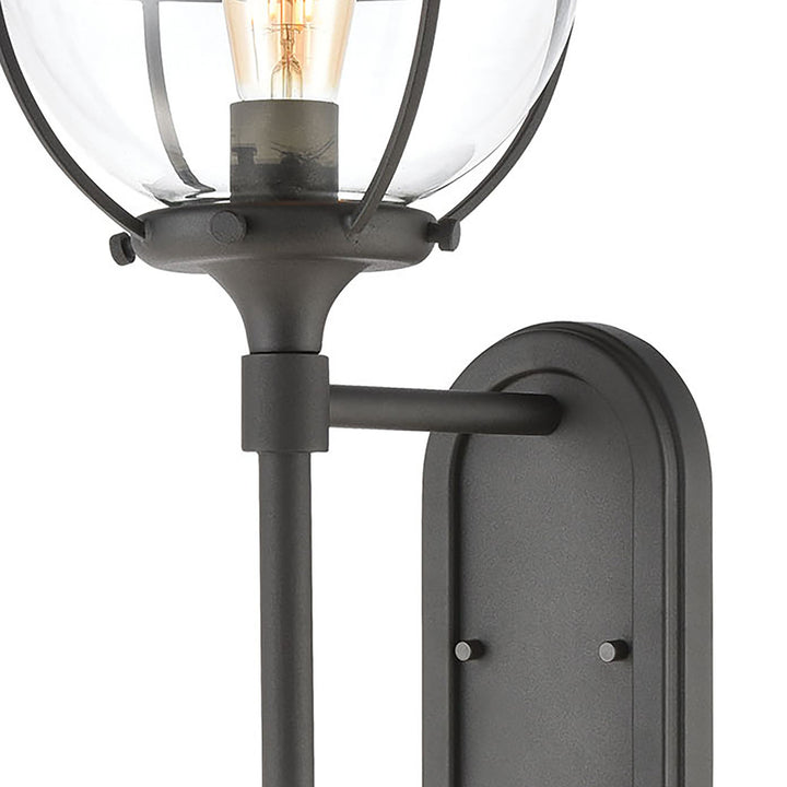 Girard 28 High 1-Light Outdoor Sconce - Charcoal Image 4