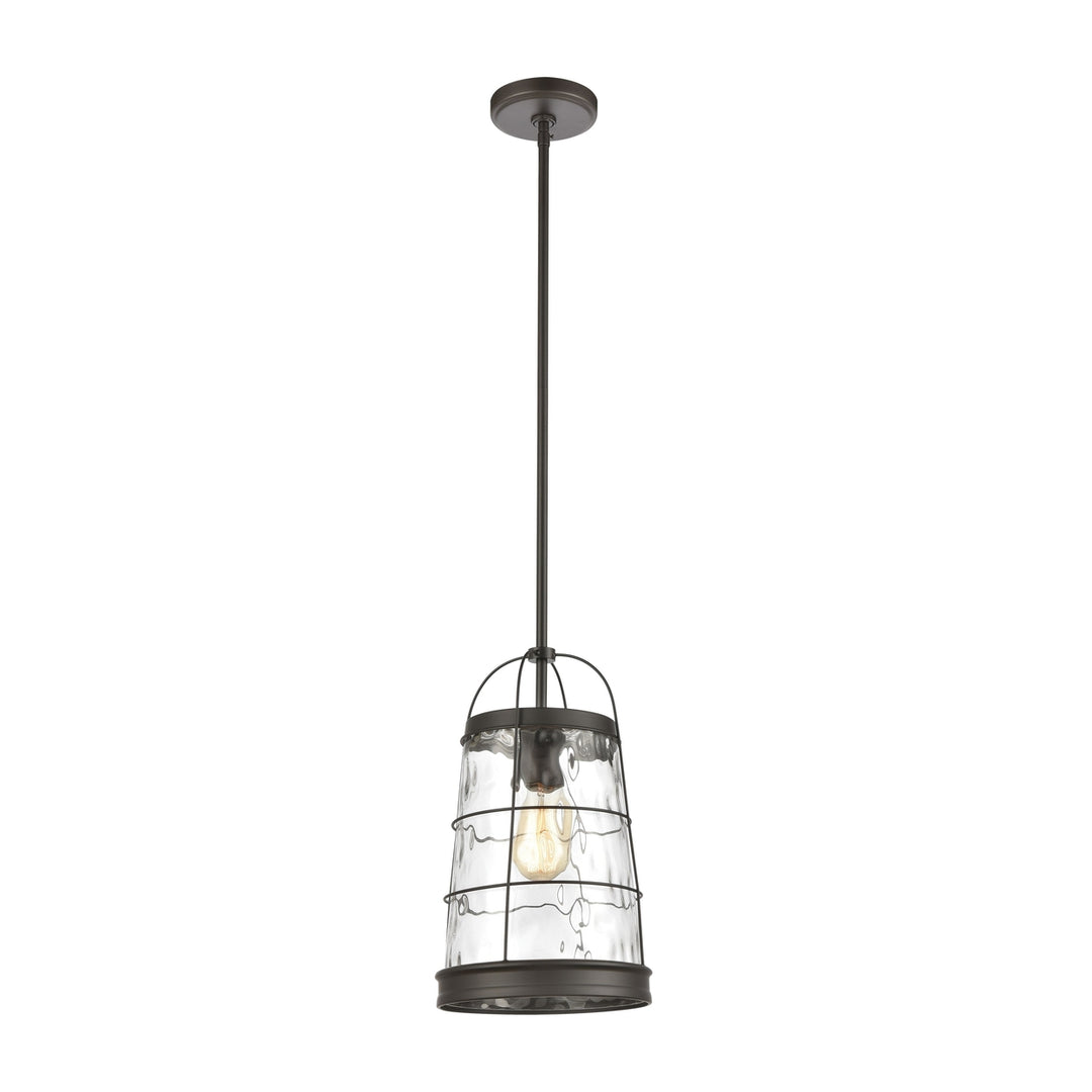 Azaria 9 Wide 1-Light Mini Pendant - Oil Rubbed Bronze Image 1