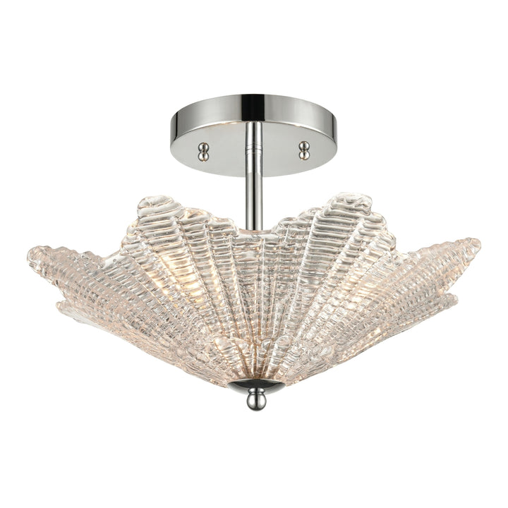 Radiance 16 Wide 3-Light Semi Flush Mount Image 1