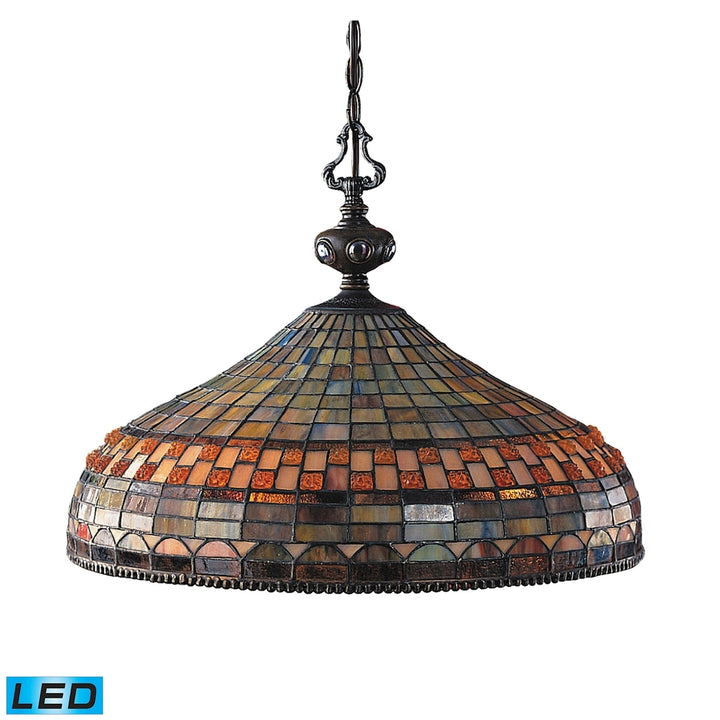 Jewelstone 20 Wide 3-Light Chandelier Image 1