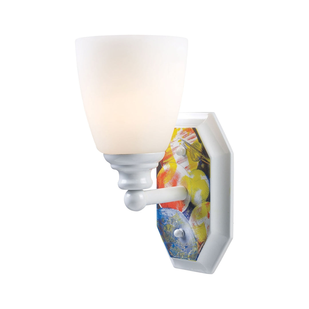 Kidshine 1-Light Sconce in Space in White Image 1