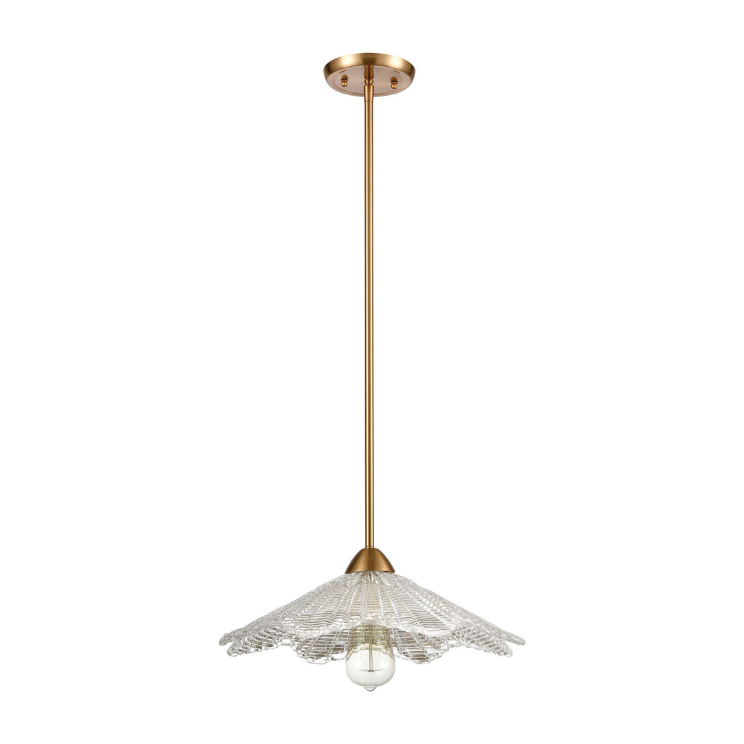 Radiance 16 Wide 1-Light Pendant - Satin Brass Image 2