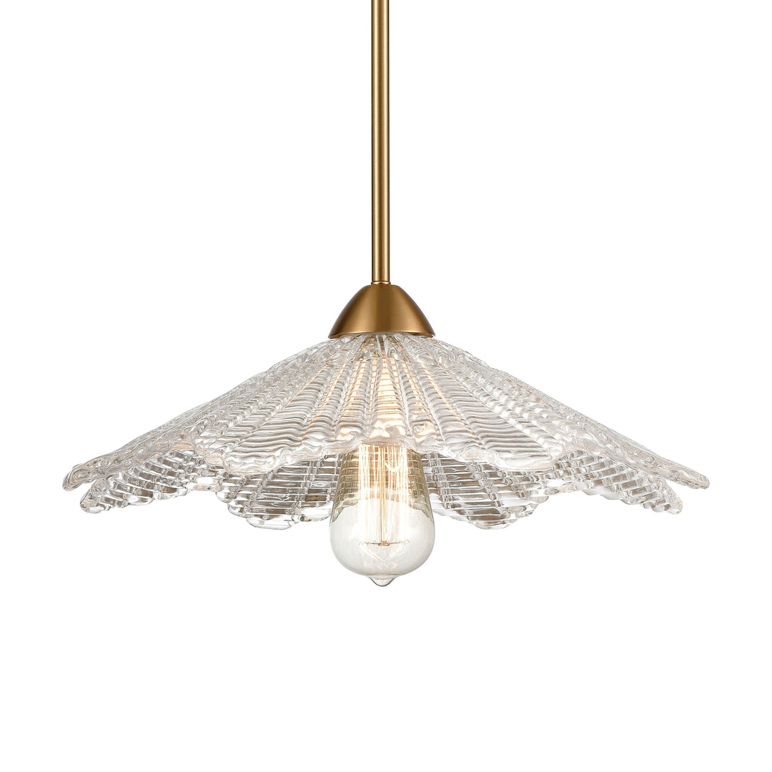 Radiance 16 Wide 1-Light Pendant - Satin Brass Image 4