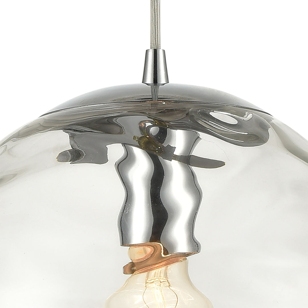 Waters Edge 10 Wide 1-Light Mini Pendant - Polished Chrome Image 3